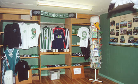 The Supporters Club Shop: Come in and see us sometime!